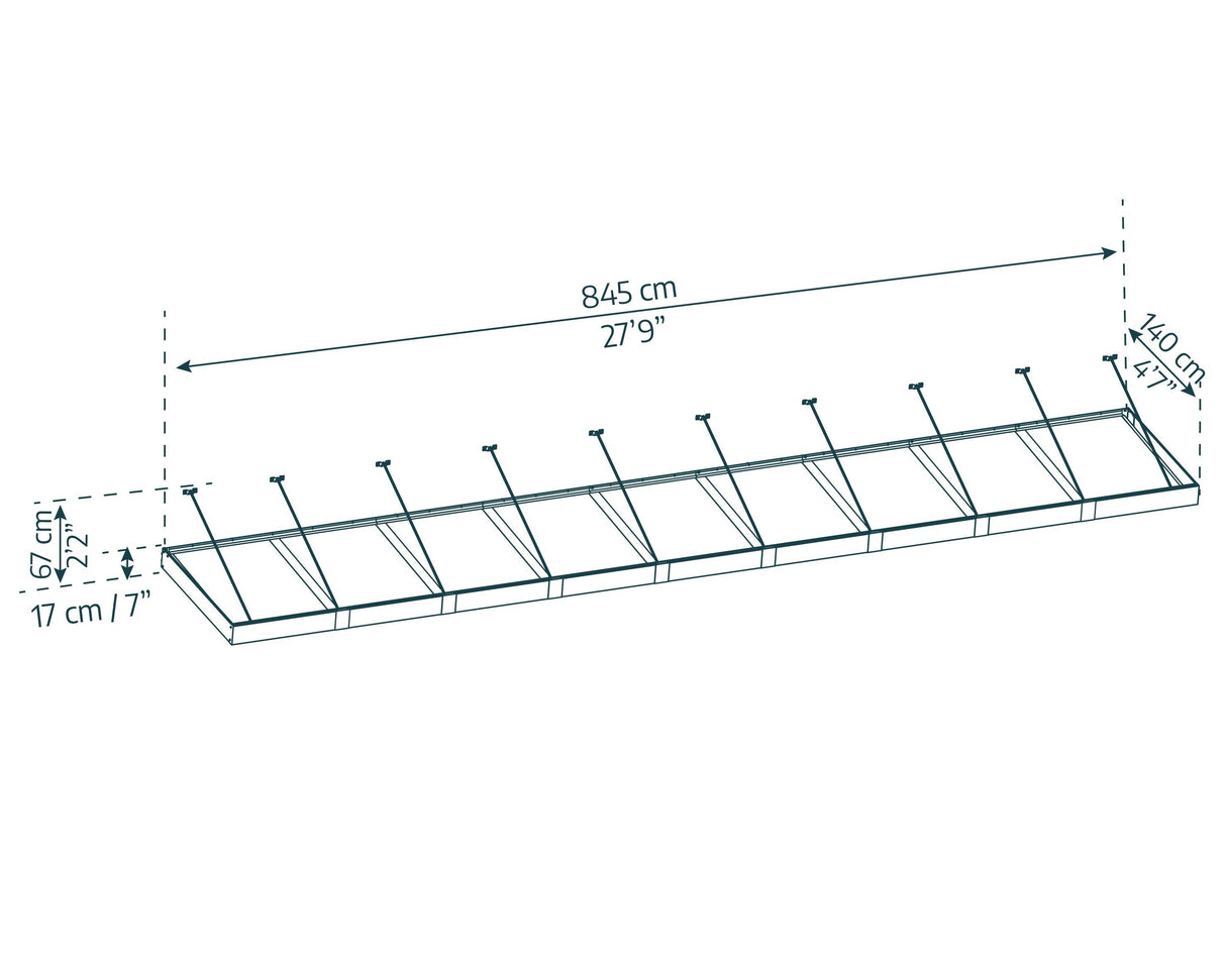Sophia XL 9000 31'x5' Awning