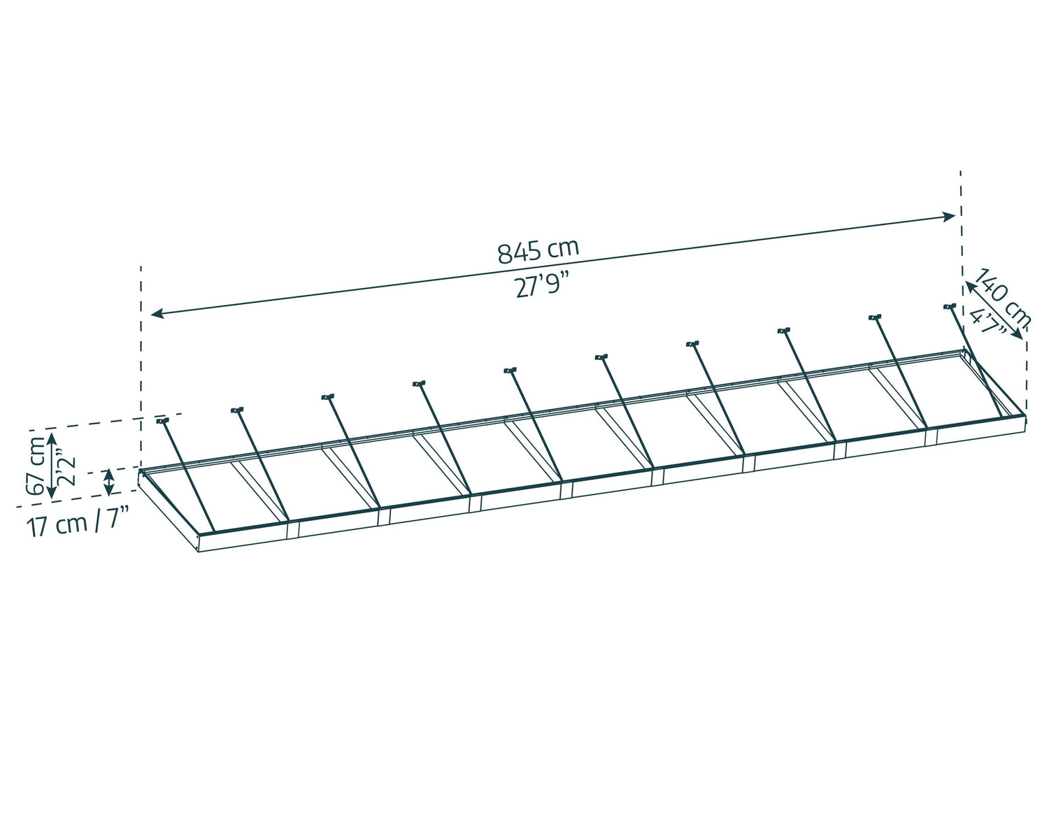 Sophia XL 9000 31'x5' Awning