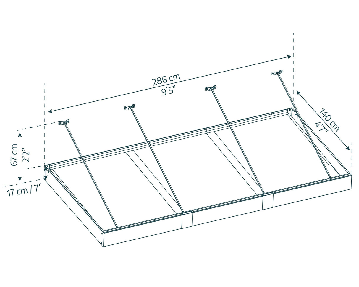 Sophia XL 3000 9'x5' Awning