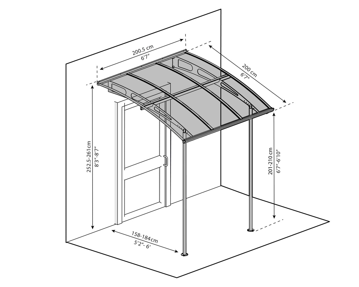 Vega 2000 7'x7' Awning