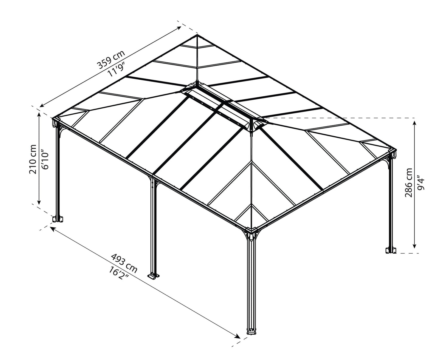 Martinique™ 5000 12' x 16' Gazebo