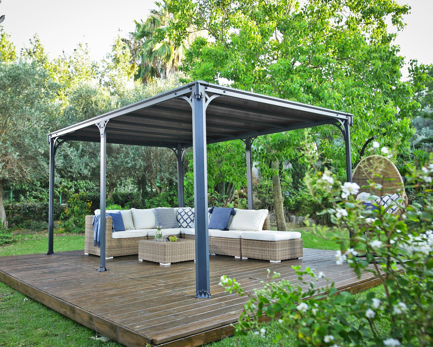 Milano™ 4300 10' x 14' Flat Top Gazebo