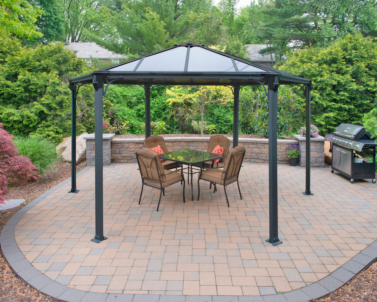 Monaco™ 13' x 15' Hexagon Gazebo