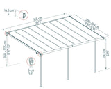 Sierra 10' x 20' Patio Cover