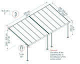 Sierra 10' x 20' Patio Cover