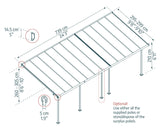 Sierra 10' x 24' Patio Cover