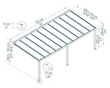 Stockholm™ 11' x 24' Patio Cover