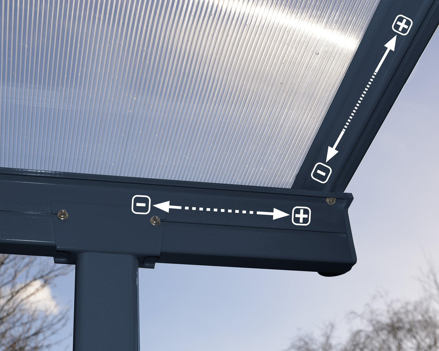 Sierra 7.5' x 15' Patio Cover