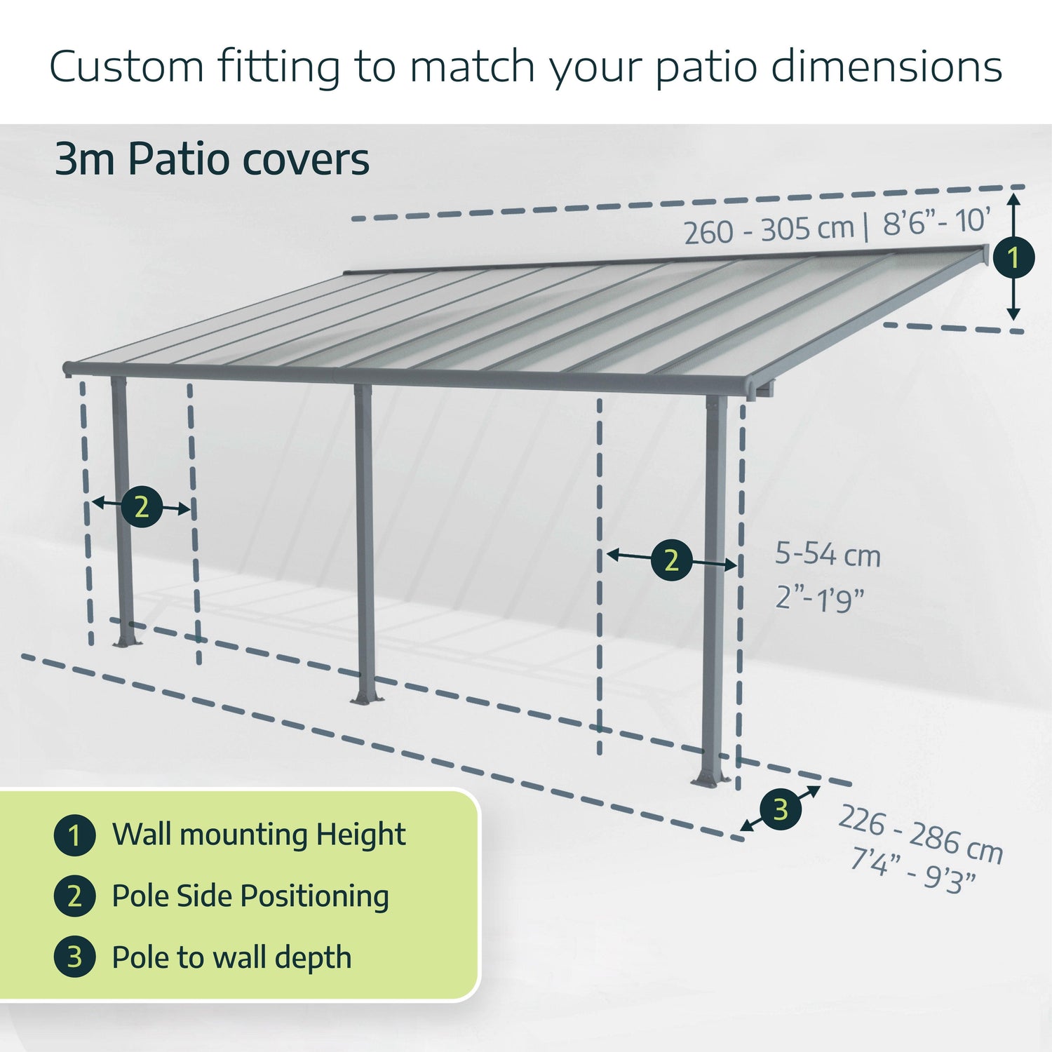 Feria 10' x 24' Patio Cover