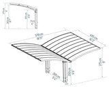 Arizona Wave Double Wing-Style 16x19 Carport