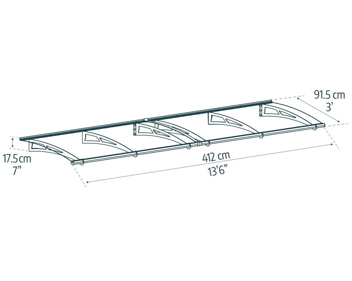 Aquila 4100 14'x3' Awning