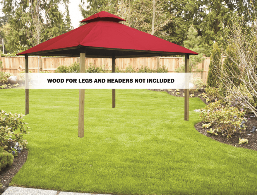 Acacia Sun-Dura™ 12'x12 Gazebo Kits