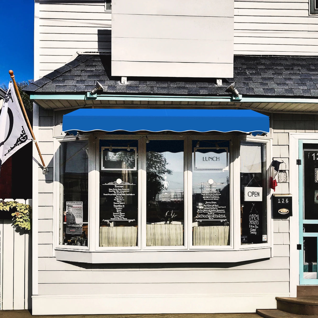 San Francisco 88.5" (7.ft) Wide. Fabric Awning