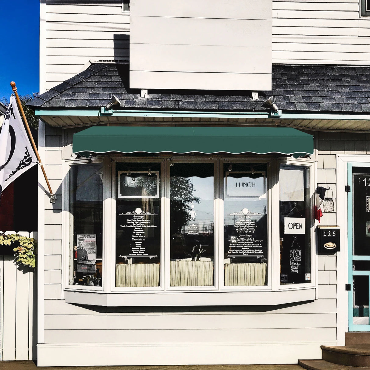 San Francisco 88.5" (7.ft) Wide. Fabric Awning