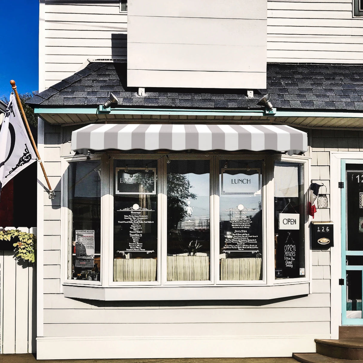 San Francisco 76.5" (6.ft) Wide. Fabric Awning