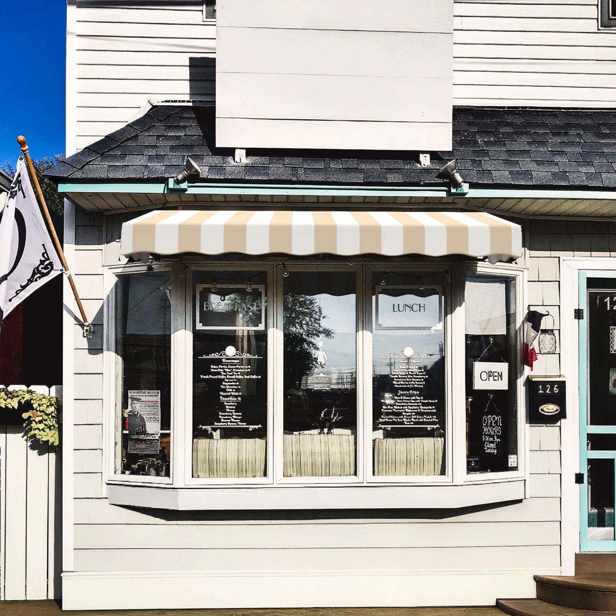 San Francisco 76.5" (6.ft) Wide. Fabric Awning