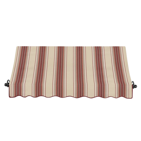 Burgundy/Tan Multi
