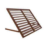 Bahama 5 ft. (68") W Metal Awning