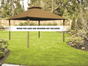 Acacia Sun-Dura™ 14'x14" Gazebo Kits