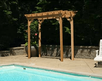 Cedar New Dawn Pergola 3ft" W x 8ft" L