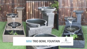 Trio Bowl Decorative Fountain