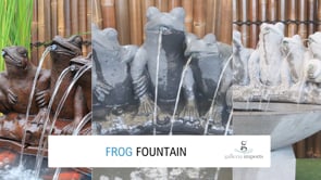 Frogs in the Pond Fountain Rust