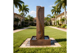 Ying Yang Zig Zag Water Fountain